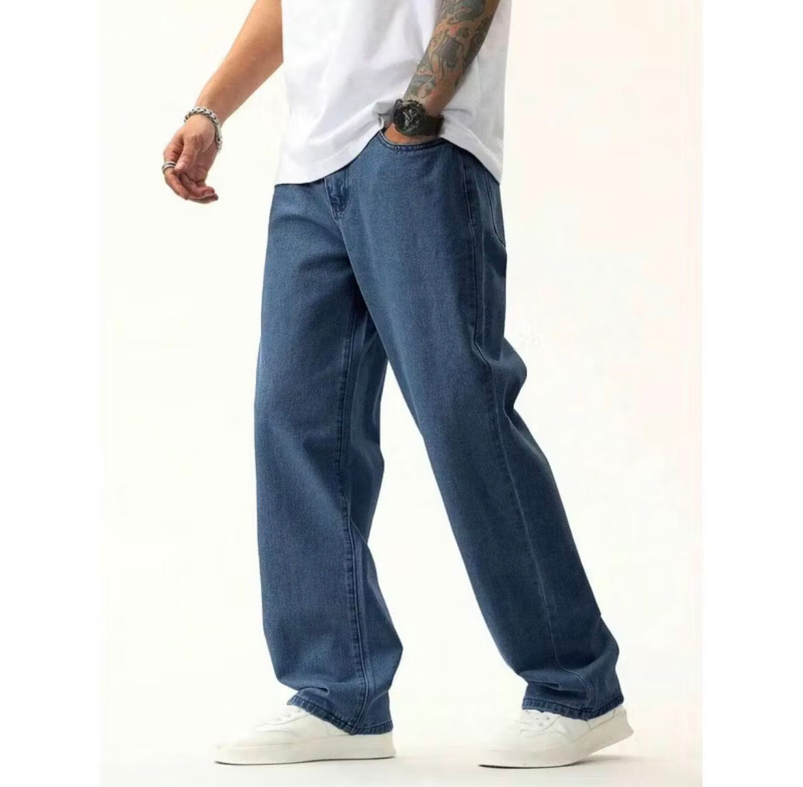Calça Jeans Reta